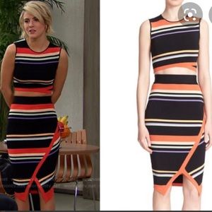 TED BAKER LONDON Xammie Tribal Stripe Skirt